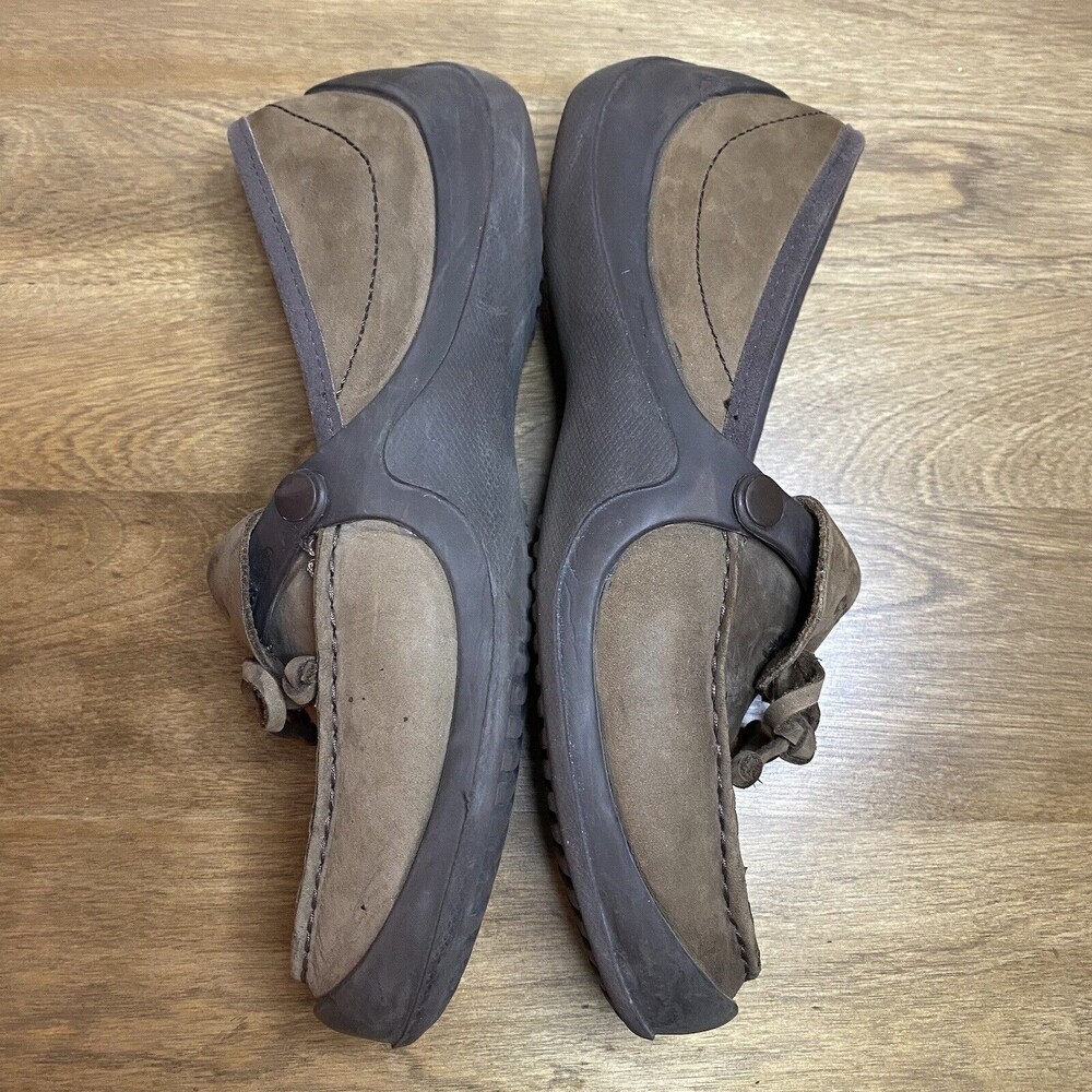 Crocs Womens Size 11 Suede Nubuck Wrapped Loafer Bow Croslite Lightweight - Picture 8 of 15